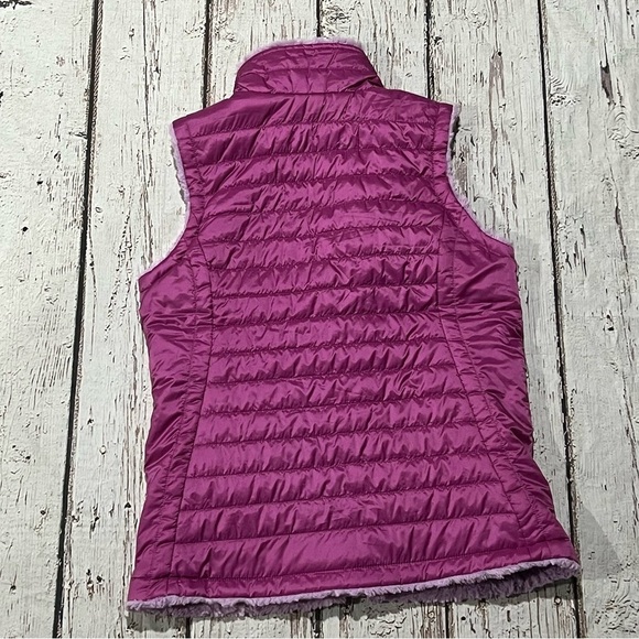 Girls the North Face Reversible Fleece Style Outwear Plush Zip Up Jacket Girls - Picture 2 of 13